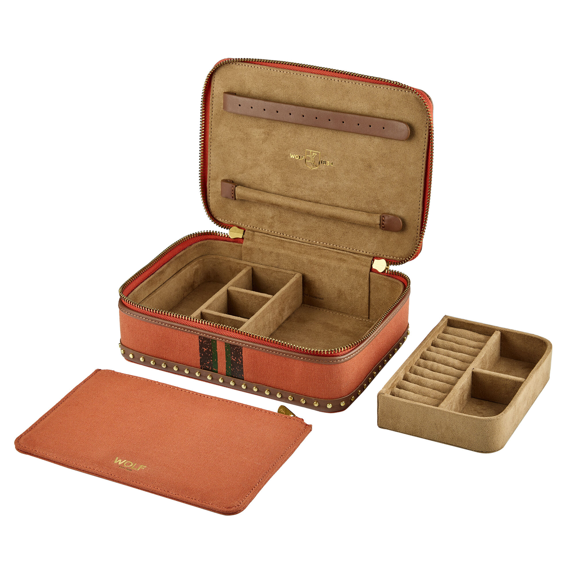 P*n様 cvtvlist アクセサリーセット WOLF Ida Travel Zip Jewelry Case