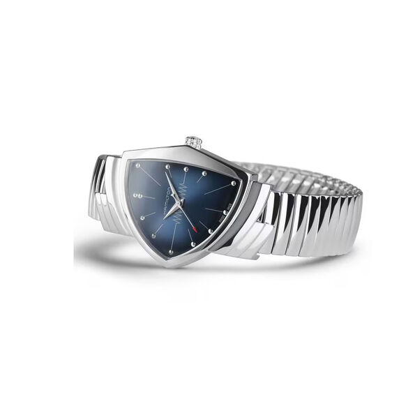 Hamilton Ventura Quartz Blue Dial Watch, 32.3mm x 50.3mm