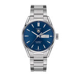 TAG Heuer Carrera Calibre 5 Day Date Automatic Mens Blue Steel Watch