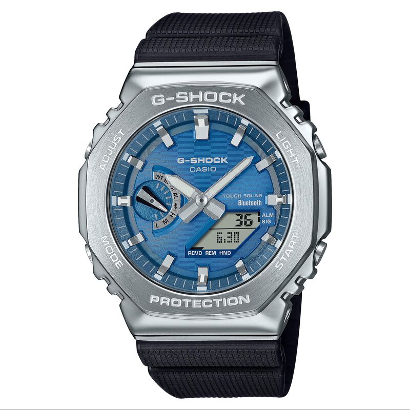 G-Shock G-Steel 2100 Series Blue Dial Watch, 44.4mm image number 0