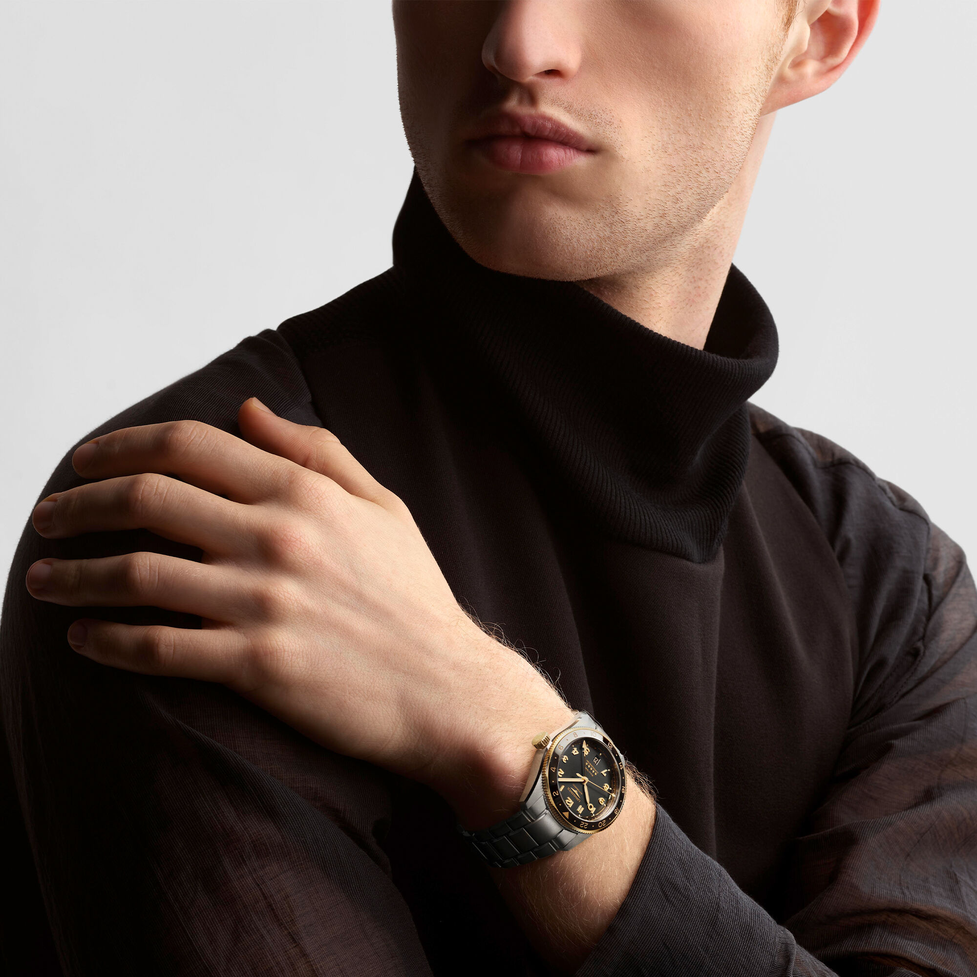 Longines Spirit Zulu Time Watch Anthracite Dial, 39mm L38025536