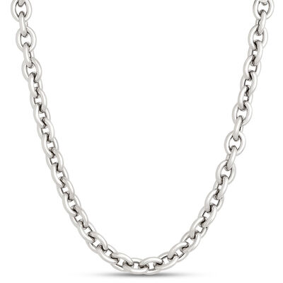 Toscano Classic Forzantina Link Necklace, Sterling Silver