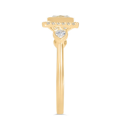 Bella Ponte Diamond Engagement Ring, 14K Yellow Gold