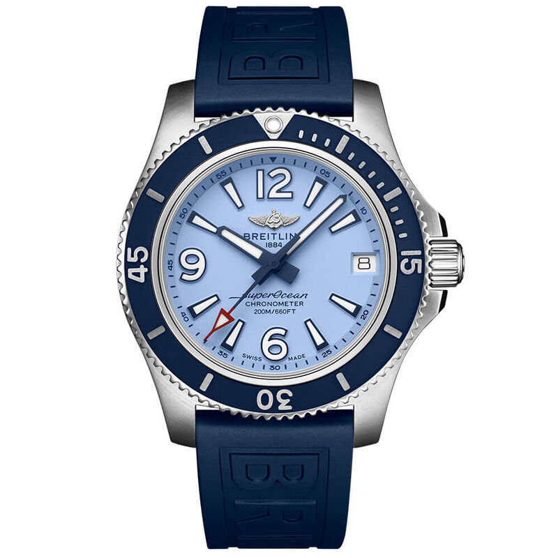 Breitling Superocean Automatic 36 Blue Rubber Watch, 36mm image number 0