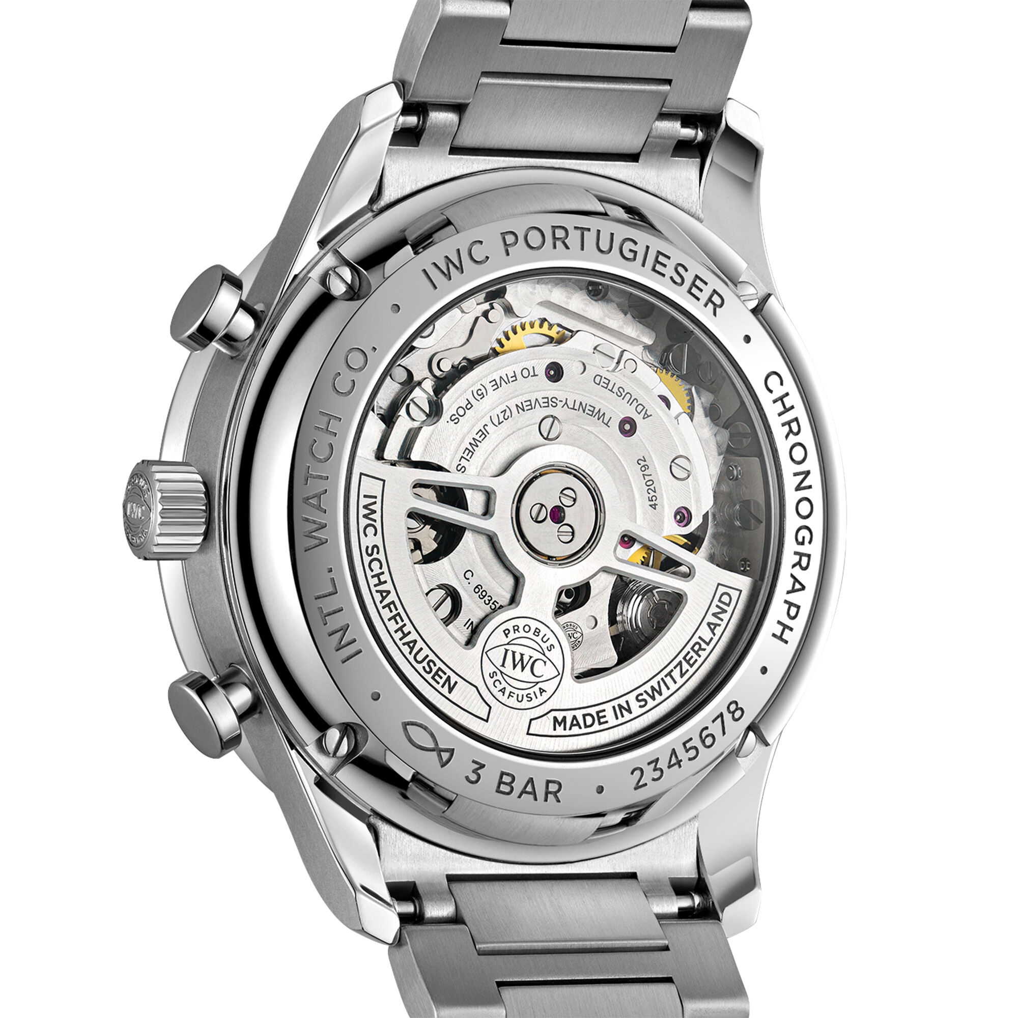 IWC Portugieser Chronograph Silver Dial Watch, 41mm