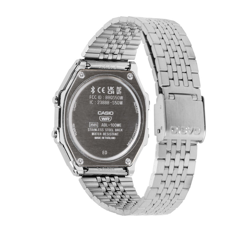Casio Vintage Gray Digital Dial Watch, 37.9mm x 41.6mm image number 2
