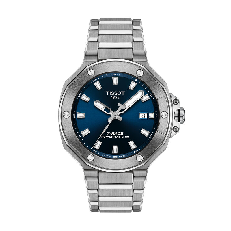 TISSOT T-Race Powermatic 80 Blue Dial Watch, 41mm image number 0