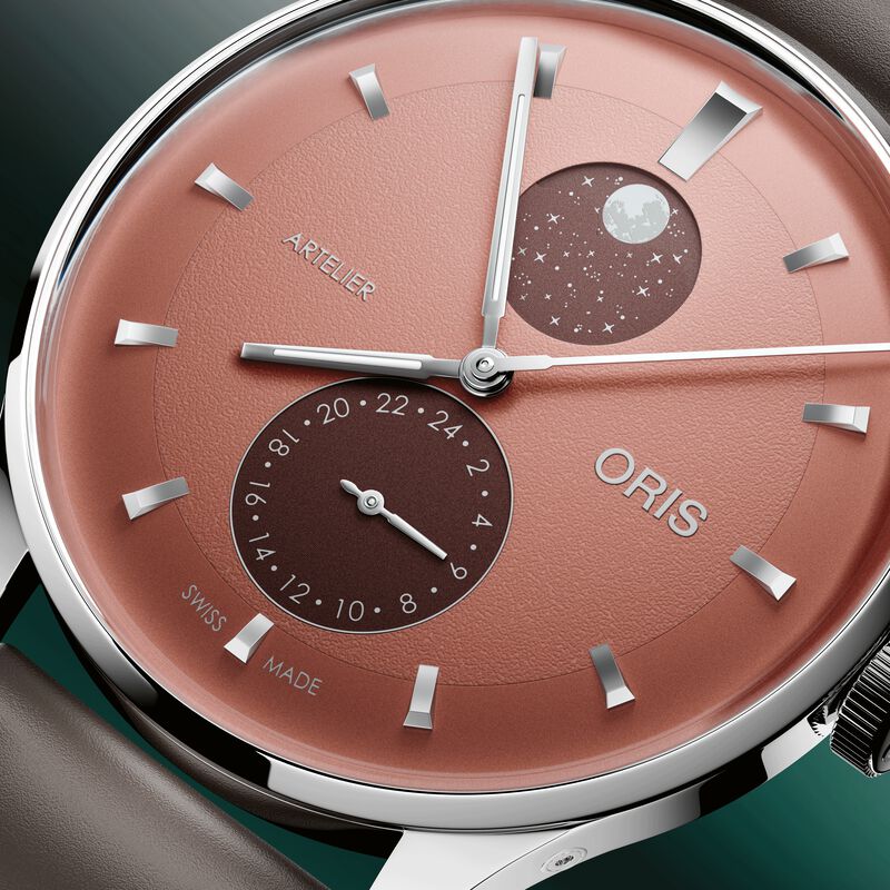 Oris Artelier Complication Brown Dial Watch, 39.5mm image number 2