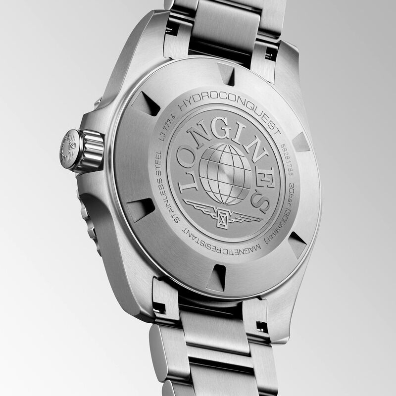 Longines Hydroconquest Black Dial Watch, 39mm image number 3