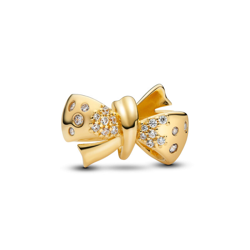 Pandora Sparkling Bow Charm image number 0
