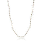 Akoya Cultured Pearl Necklace 7mm, 14K, 18"