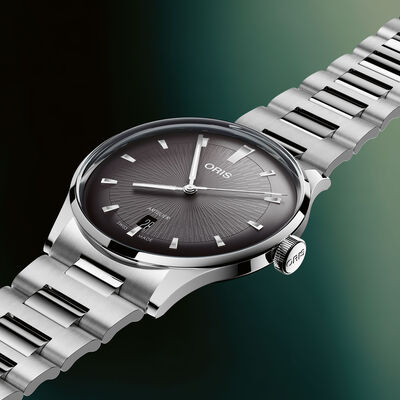 Oris Artelier Date Black Dial Watch, 38mm