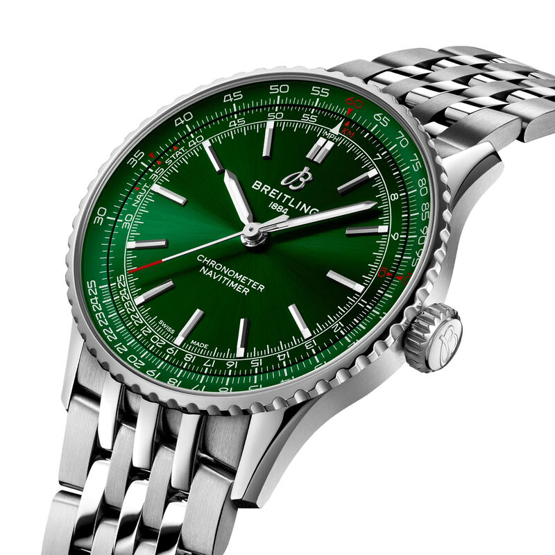 Breitling Navitimer Automatic Green Dial Watch, 41mm image number 1