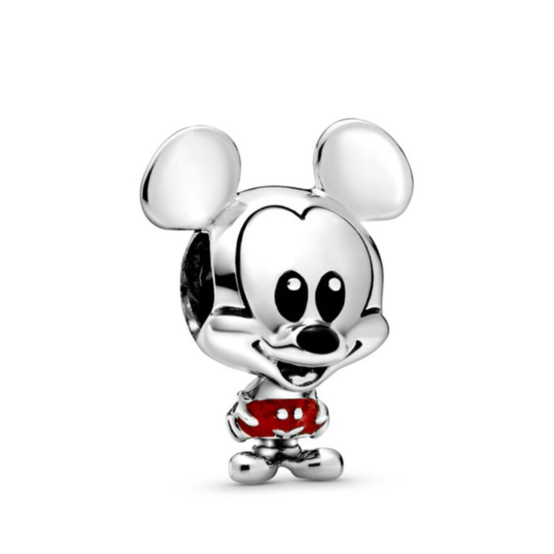 Pandora Disney Mickey Mouse Red Trousers Enamel Charm image number 0