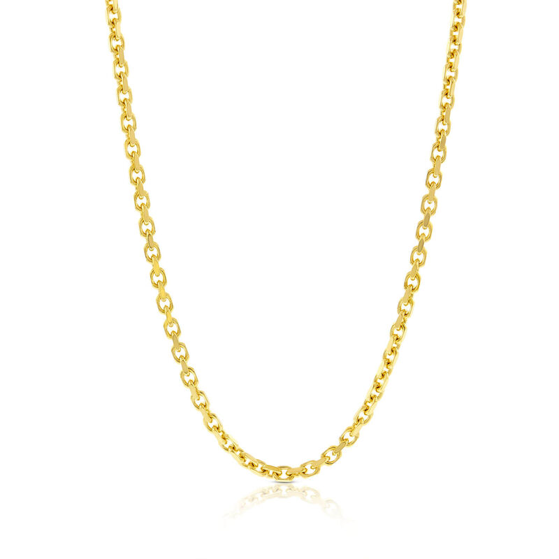 Toscano Forzatina Link Chain 14K, 24" image number 0