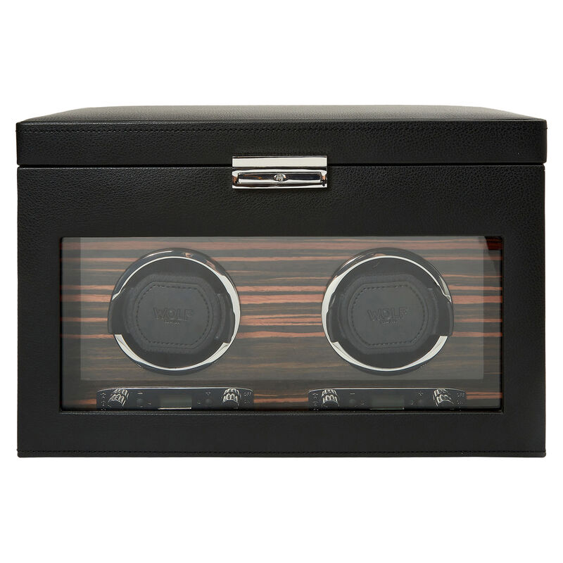 WOLF Roadster Double Watch Winder with Storage image number 1