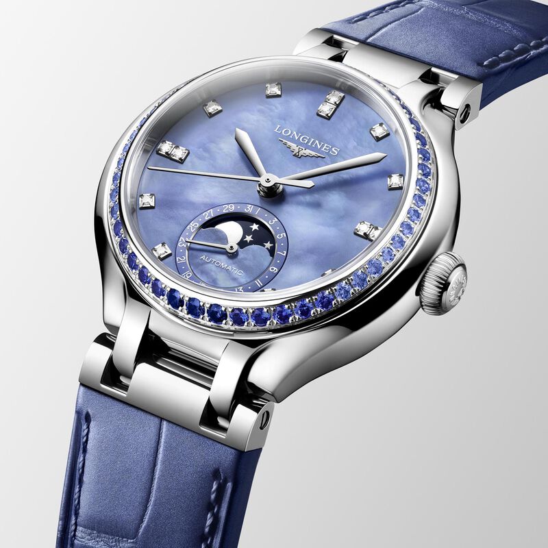 Longines Primaluna Moonphase White Dial Watch, 34mm image number 2