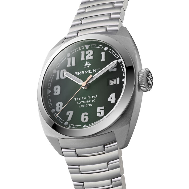 Bremont Terra Nova Date Green Dial Watch, 40.5mm image number 2