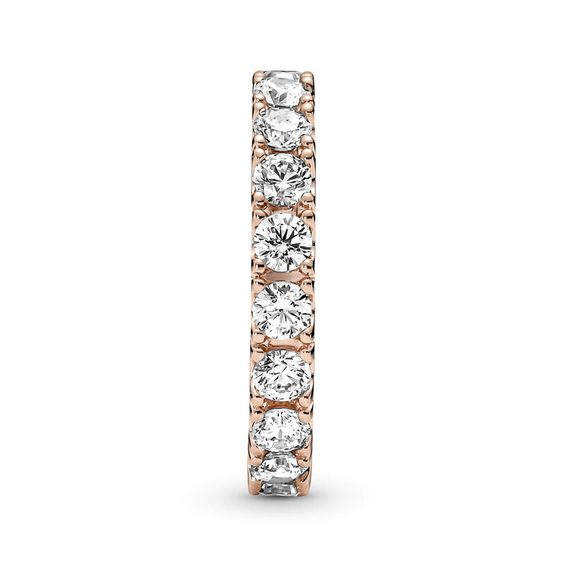 Pandora Sparkling Clear CZ Row Eternity Ring image number 1