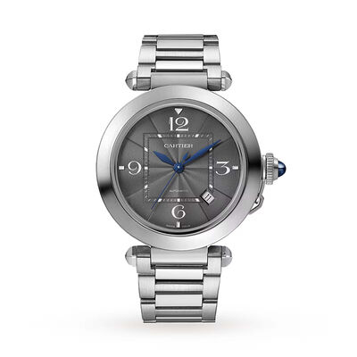 Pre-Owned Cartier Pasha De Cartier Gray Dial Watch, 41mm