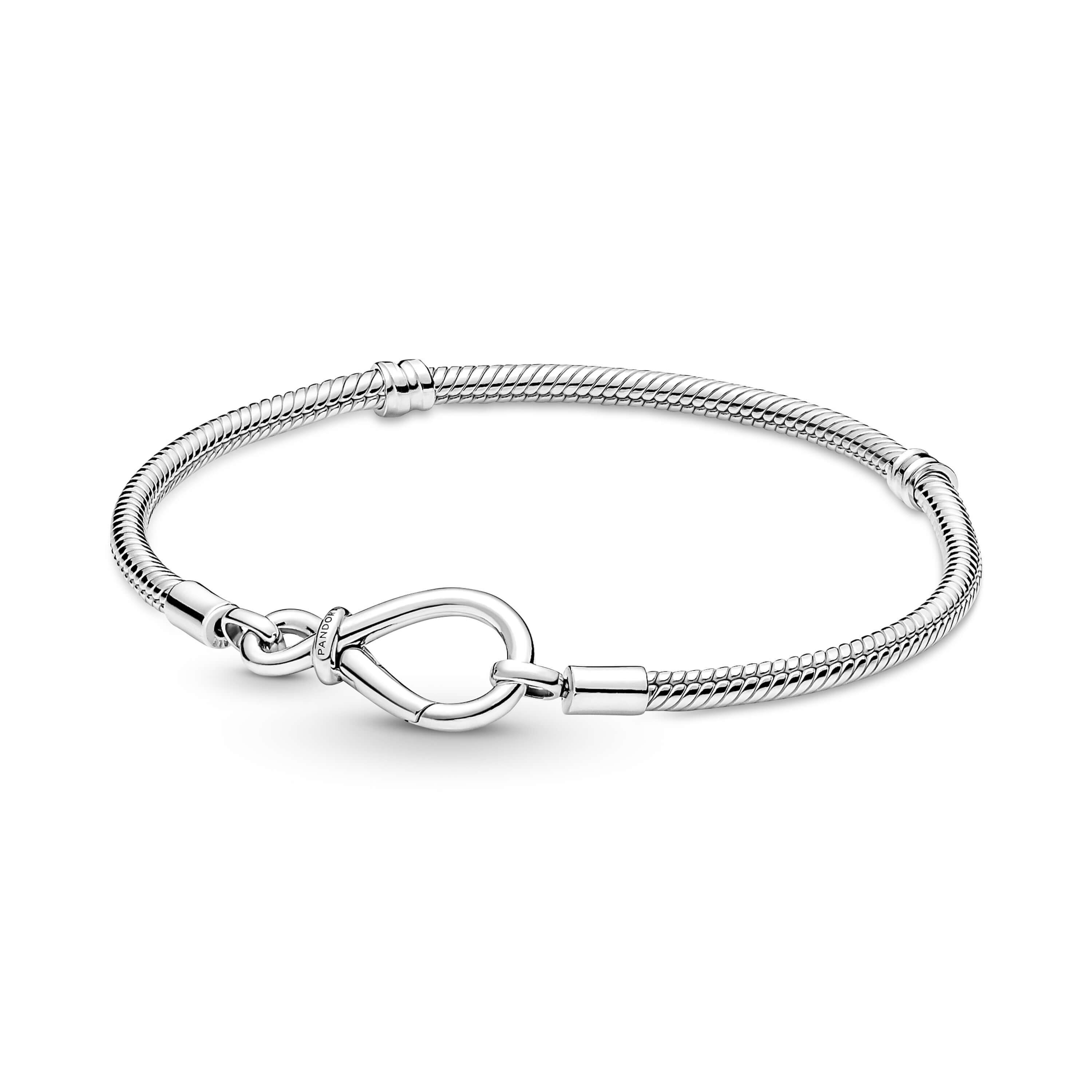 Pandora Moments Infinity Knot Snake Chain Bracelet