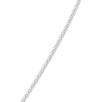 Round Wheat Chain in Silver, 18"