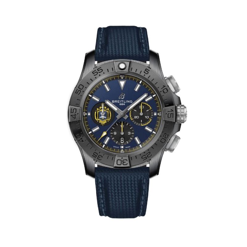 Breitling Avenger BO1 Chronograph Blue Dial Night Mission US Naval Academy Watch, 44mm image number 0