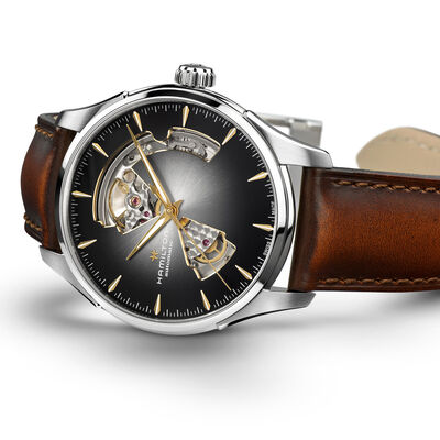 Hamilton Jazzmaster Open Heart Auto Champaigne Dial Watch, 40mm