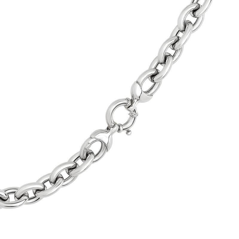 Toscano Classic Forzantina Link Necklace, Sterling Silver image number 2