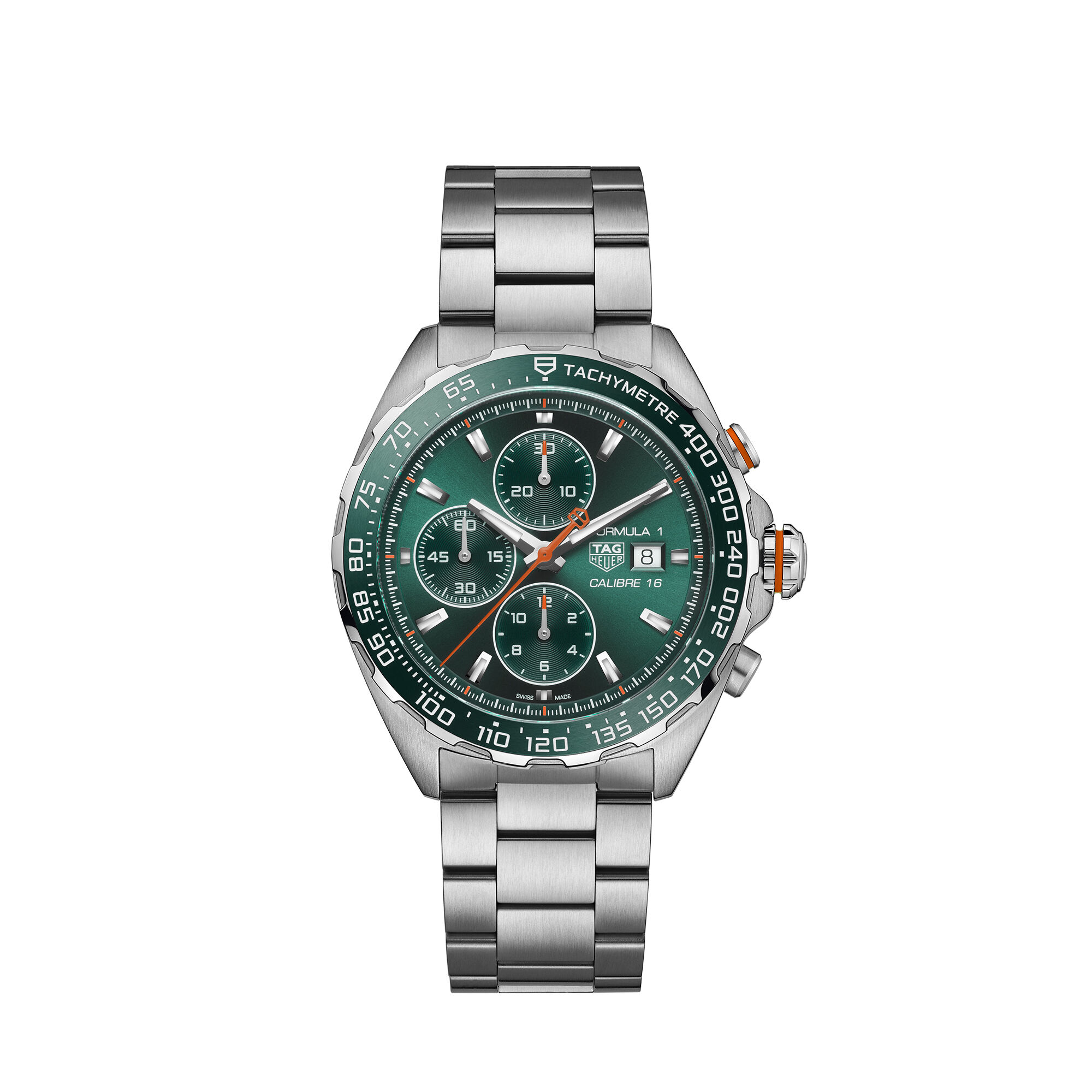 ★ジャンク★TAG HEUER フォーミュラ1 緑 TAG Heuer Formula 1 Chronograph Green Dial, 44mm