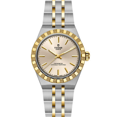 TUDOR Royal Champagne Dial Watch, 30mm