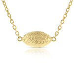 Toscano Sideways Bead Necklace 14K
