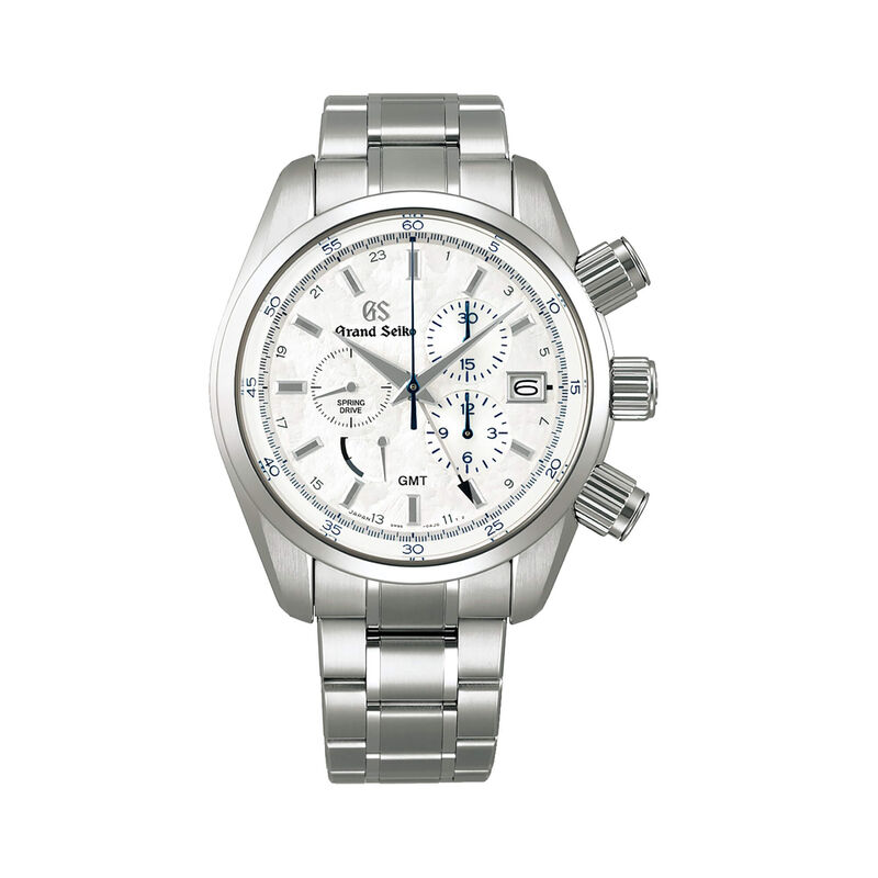 Grand Seiko Sport Collection Chronograph Watch White Dial Titanium Bracelet, 43.5mm image number 1