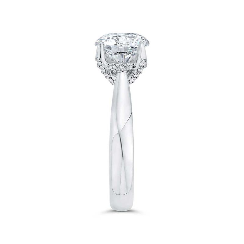 Bella Ponte Diamond Engagement Ring Setting in Platinum image number 2