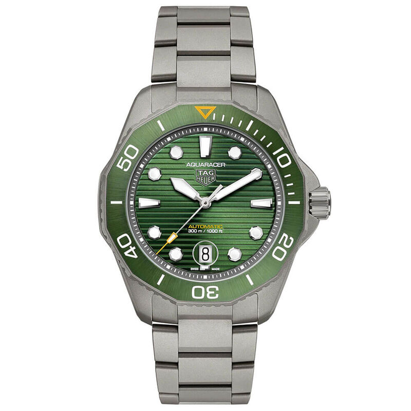 TAG Heuer Aquaracer Professional 300 Green Titanium Watch, 43mm image number 1