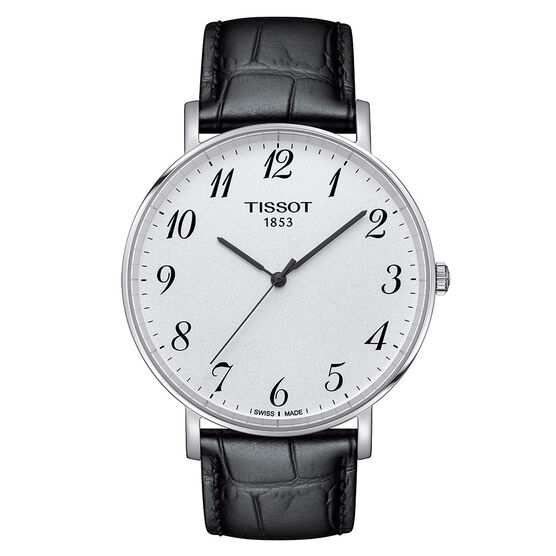 Tissot Everytime Large Silver Dial Steel Quartz Watch, 42mm