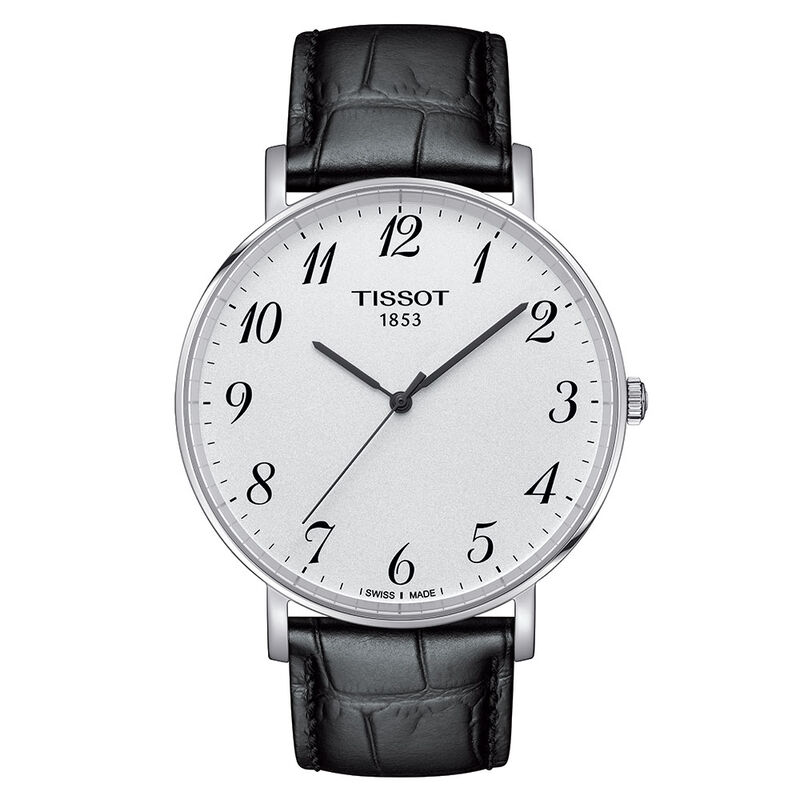 Tissot Everytime Large Silver Dial Steel Quartz Watch, 42mm image number 0