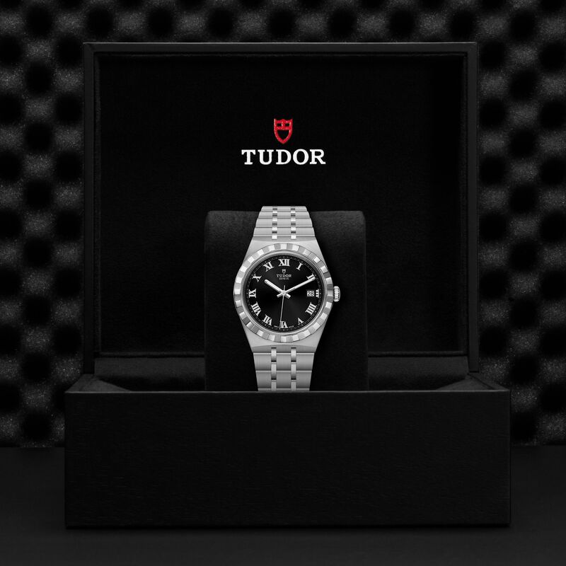 TUDOR Royal Black Sunray-Finish Dial Watch, 38mm image number 4