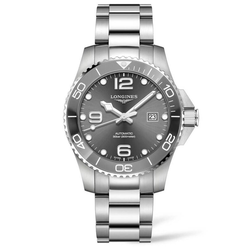 Longines HydroConquest Sunray Gray Dial Watch, 43mm image number 1