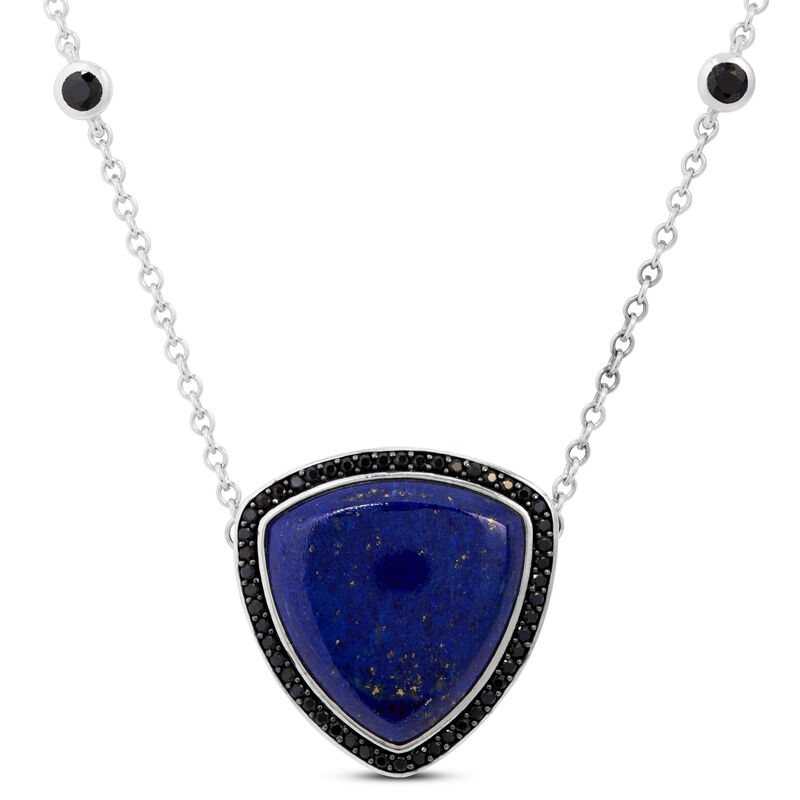 Lisa Bridge Lapis Lazuli & Black Sapphire Necklace image number 1