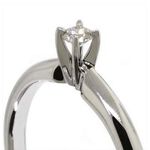 Ikuma Canadian Diamond Ring 14K, 1/10 ct.