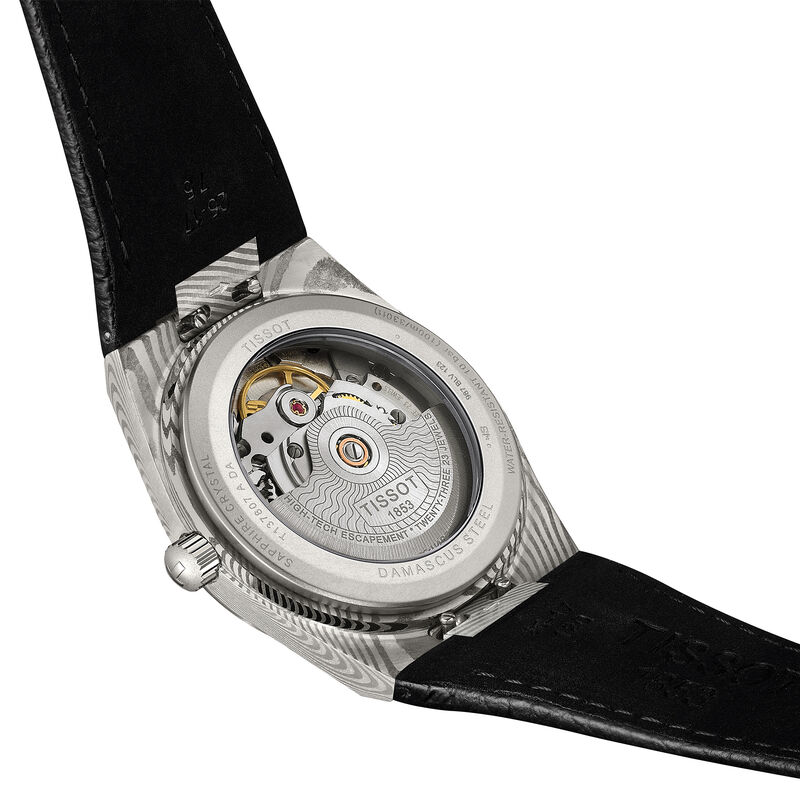 TISSOT PRX Damascus Steel Gray Dial Watch, 38mm image number 4