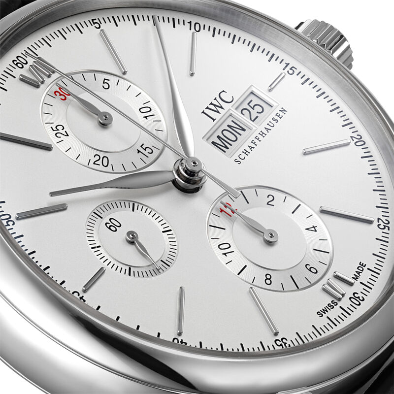 IWC Portofino Chronograph Silver Dial Watch, 42mm image number 3