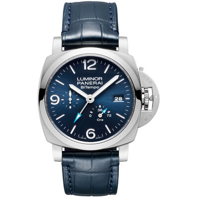 Panerai Luminor Power Reserve GMT Blue Dial Watch, 44mm