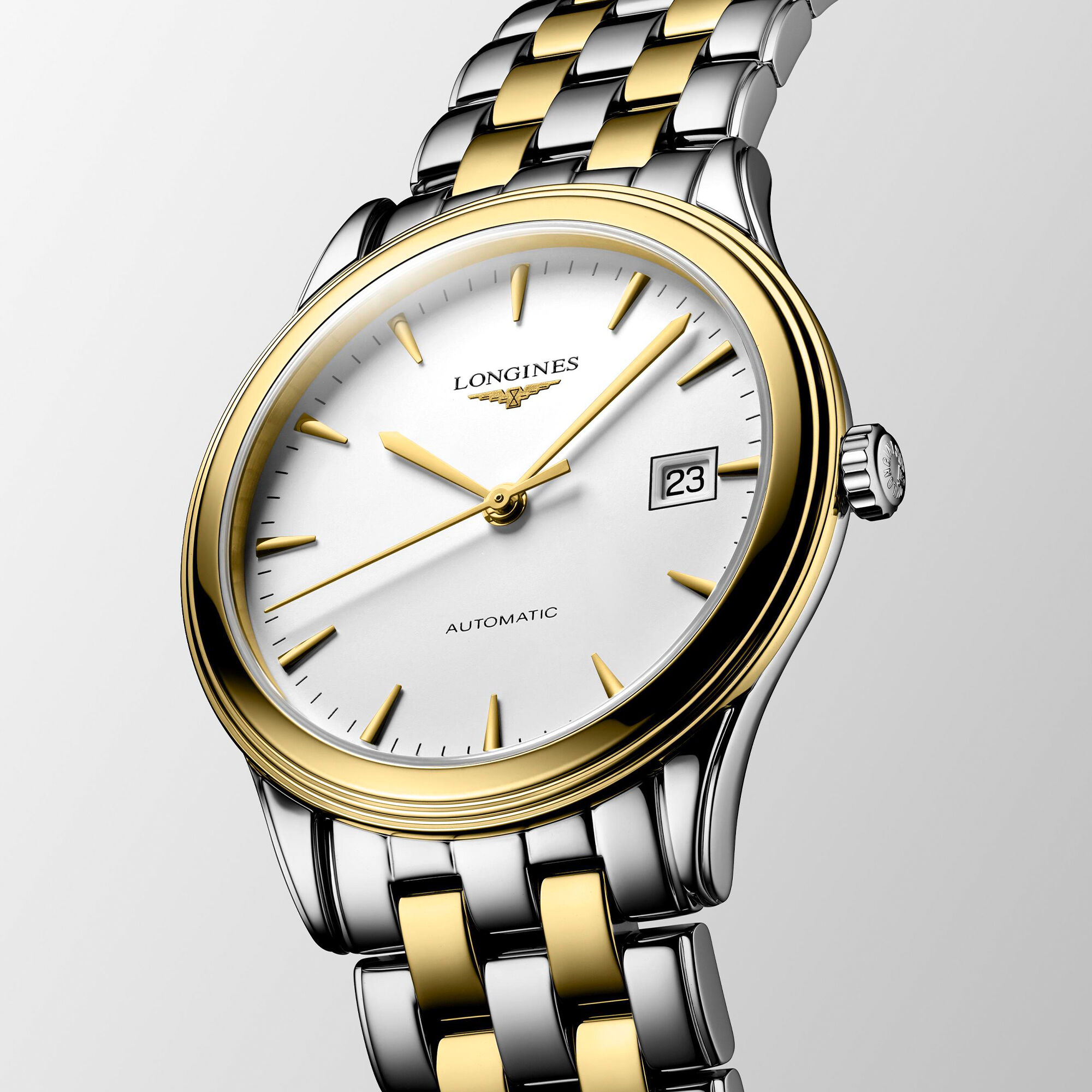 LONGINES 腕時計 ホワイト/ゴールド Longines Flagship Watch White Dial, 38.50mm