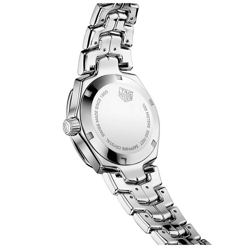 TAG Heuer Link Quartz Ladies Taupe Steel Watch, 32mm image number 4