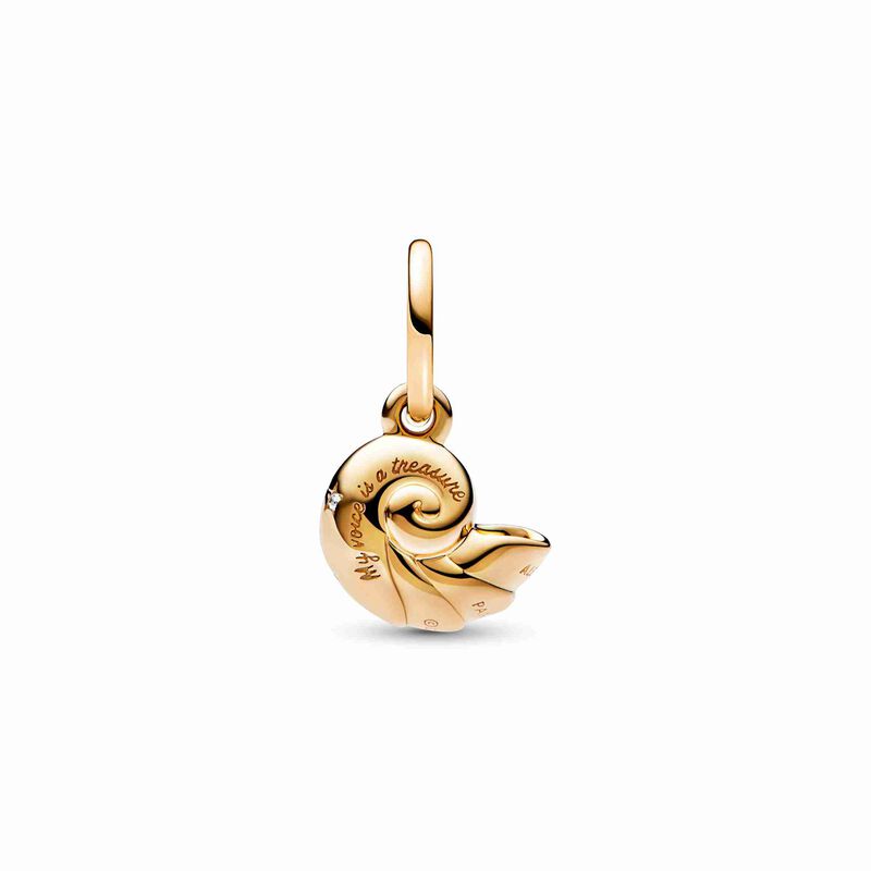 Pandora Disney The Little Mermaid Enchanted Shell Dangle Charm image number 1