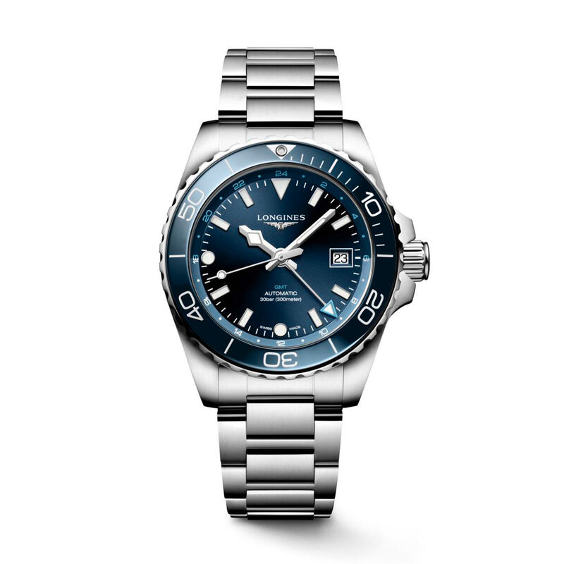 Longines HydroConquest GMT Blue Dial Watch, 41mm