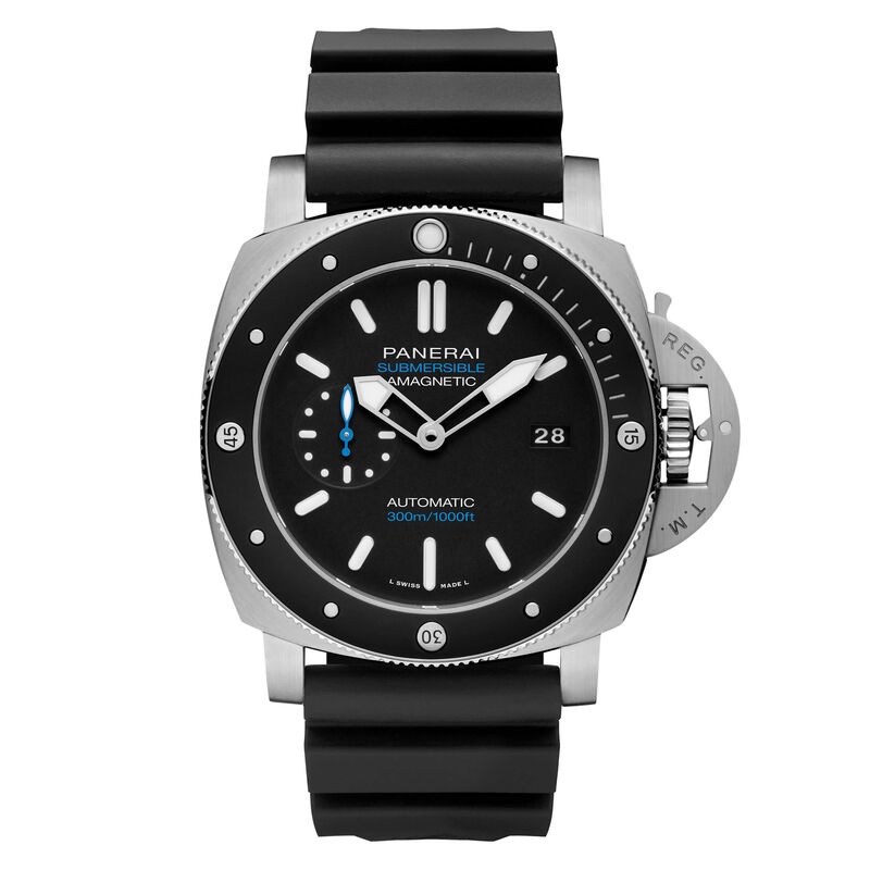 PANERAI Submersible Amagnetic Black Dial Titanium Watch, 47mm image number 1