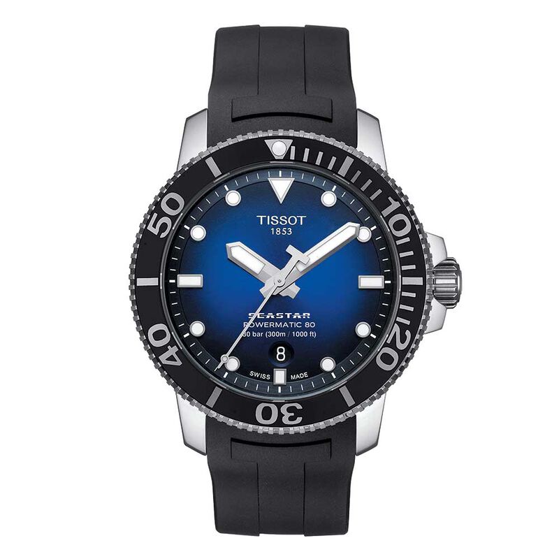 Tissot Seastar 1000 Powermatic 80 Blue Gradient Dial Watch, 43mm image number 0